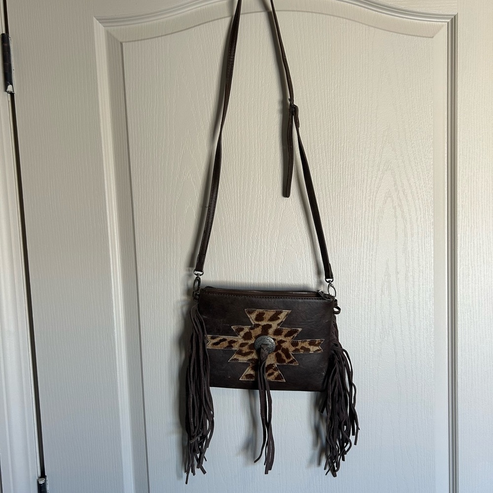 leather western purse